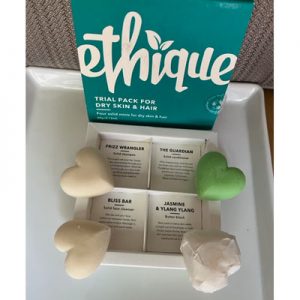 Ethique zero-waste trial pack for dry skin and hair-zero-waste personal care essentials