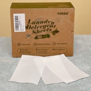 Poesie laundry detergent sheets