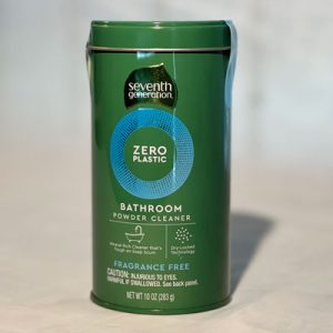 Seventh Generation Bathroom Cleaner in a recyclable steel container